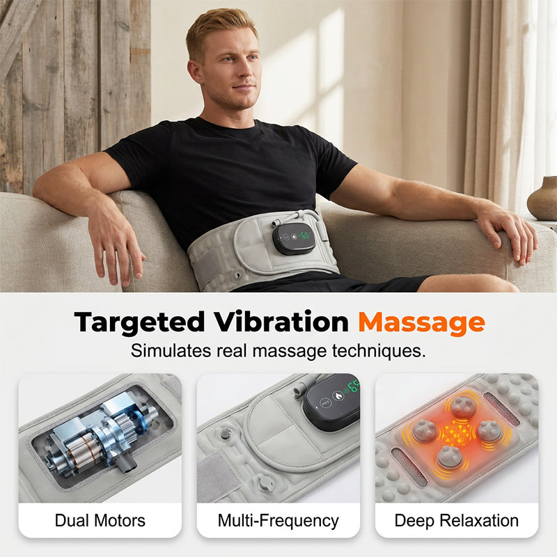 🥳HOT SALE🥳💞10K+ SOLD! Lumbar Belt – From £59.99! Inflatable traction, deep heat & massage. Back pain relief – grab yours! ✅