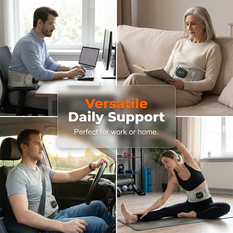 🥳HOT SALE🥳💞10K+ SOLD! Lumbar Belt – From £59.99! Inflatable traction, deep heat & massage. Back pain relief – grab yours! ✅