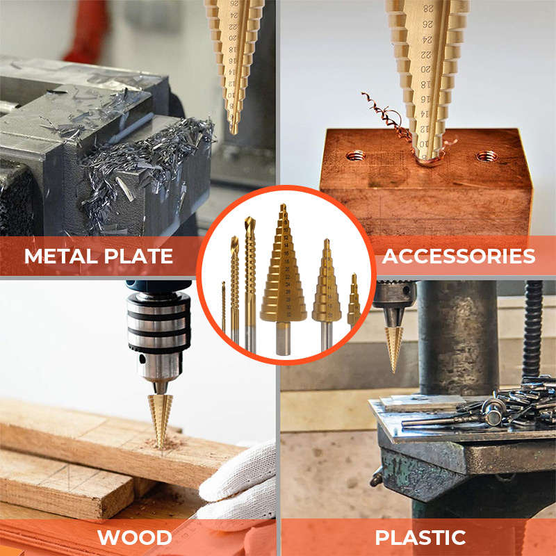 🥳HOT SALE🥳💞10K+ SOLD! Drill Bit Set – From £6.99! 6pcs, titanium coated & anti-rust. Precise drilling – grab yours! ✅