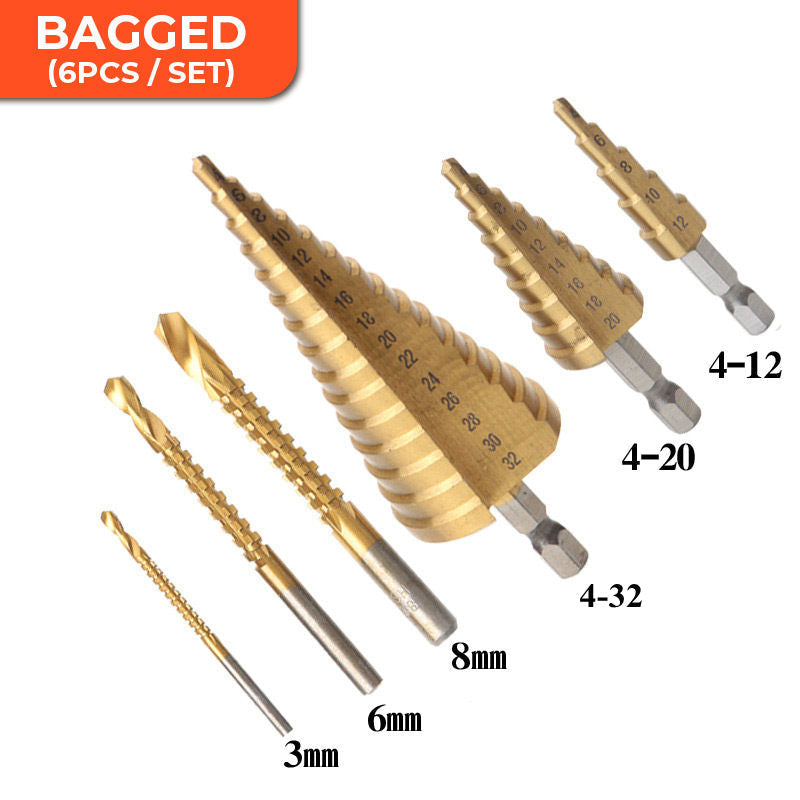🥳HOT SALE🥳💞10K+ SOLD! Drill Bit Set – From £6.99! 6pcs, titanium coated & anti-rust. Precise drilling – grab yours! ✅