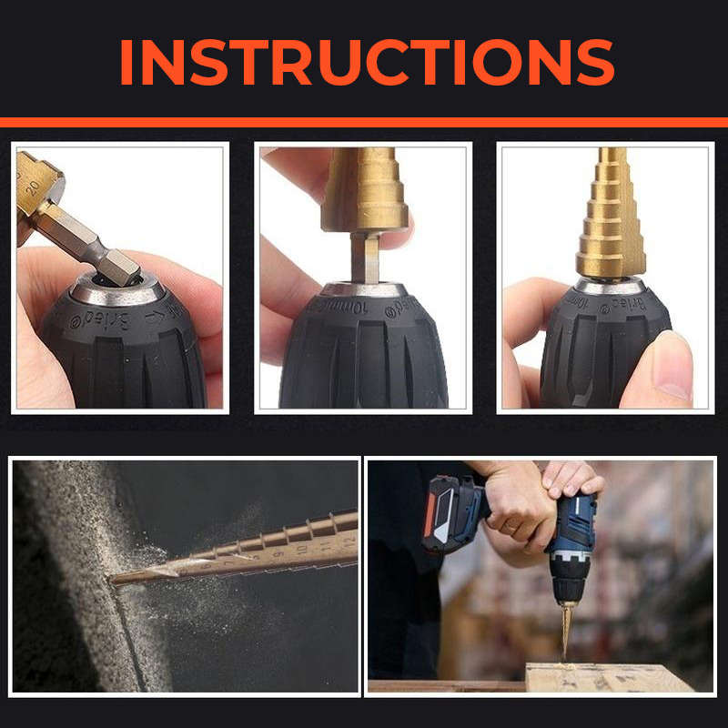 🥳HOT SALE🥳💞10K+ SOLD! Drill Bit Set – From £6.99! 6pcs, titanium coated & anti-rust. Precise drilling – grab yours! ✅