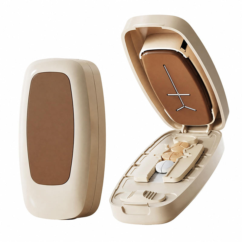 💊 Save 50%! ✂️ Pill Cutter Splitter – Precise cut, travel-ready & safe blade ✨