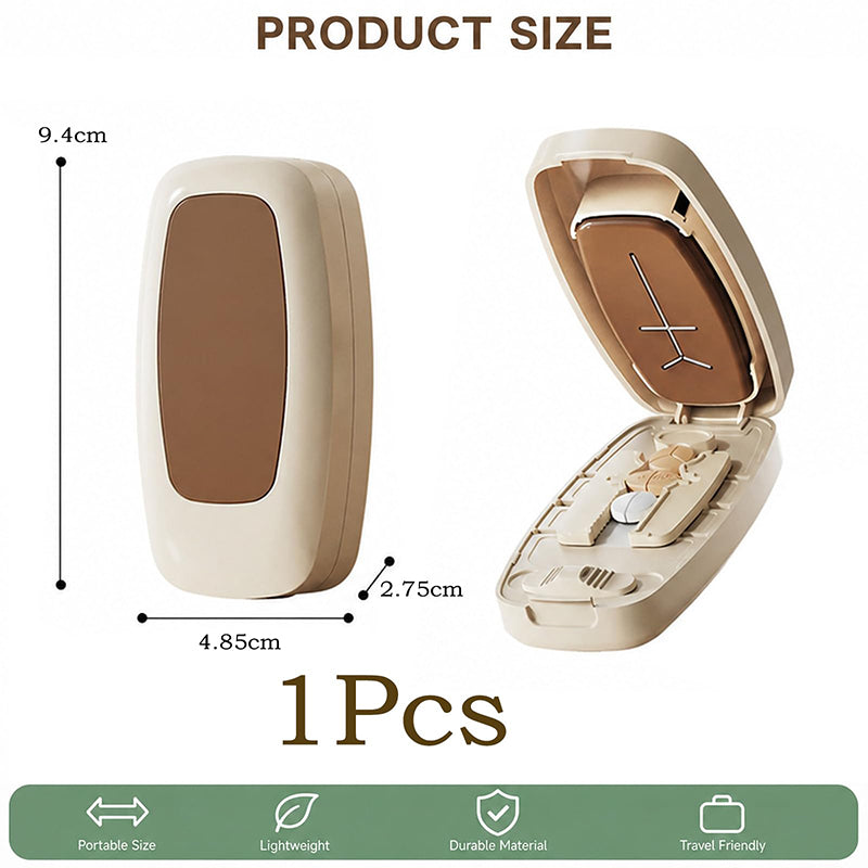 💊 Save 50%! ✂️ Pill Cutter Splitter – Precise cut, travel-ready & safe blade ✨