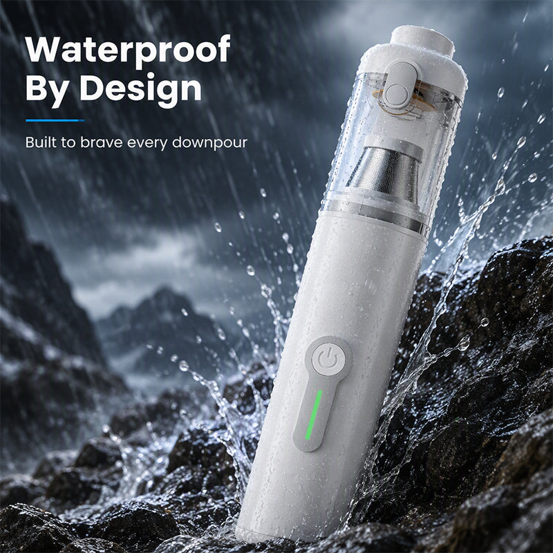 🥳2026 BESTSELLER🥾 Car Vacuum & Blower – 20000Pa Powerful Suction, 2-in-1 Design – 6000mAh Battery, Waterproof – Compact, Fits Glove Compartment! 🛡️💨