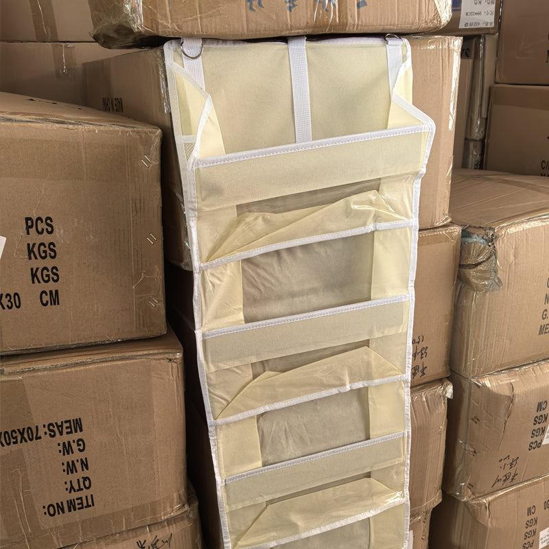🥳HOT SALE🥳💞49K+ SOLD! Hanging Organizer – From £19.99! 5 tiers, side pockets & sturdy base. Tidy spaces – grab yours! ✅