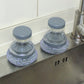 Soap Dispensing Pot Scrubber Brush