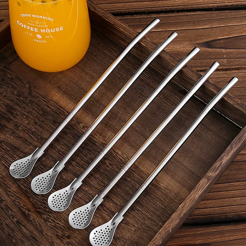 🥳HOT SALE🥳💞50K+ SOLD! Straw Spoon – From £4.99! 304 steel, detachable & filters pulp. Eco-friendly sip – grab yours! ✅