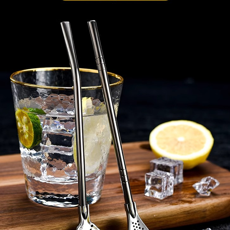 🥳HOT SALE🥳💞50K+ SOLD! Straw Spoon – From £4.99! 304 steel, detachable & filters pulp. Eco-friendly sip – grab yours! ✅