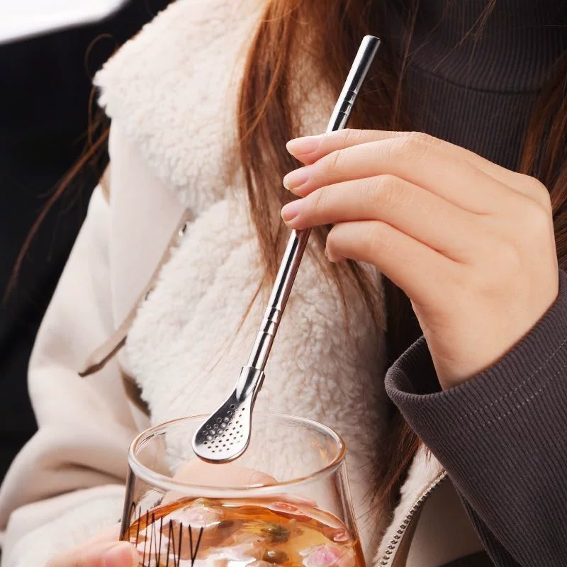 🥳HOT SALE🥳💞50K+ SOLD! Straw Spoon – From £4.99! 304 steel, detachable & filters pulp. Eco-friendly sip – grab yours! ✅
