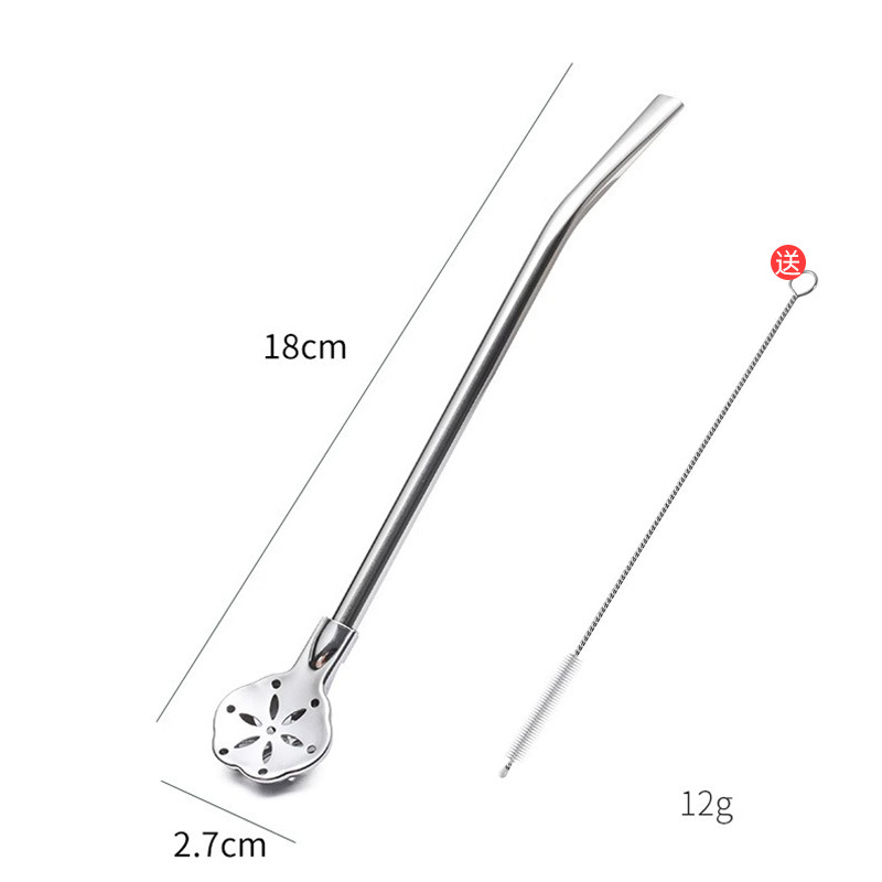 🥳HOT SALE🥳💞50K+ SOLD! Straw Spoon – From £4.99! 304 steel, detachable & filters pulp. Eco-friendly sip – grab yours! ✅