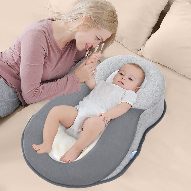 🥳HOT SALE🥳💞99K+ SOLD! Baby Lounger – From £39.99! Anti-reflux incline, soft cotton & secure sides. Comfort & safety – grab yours! ✅