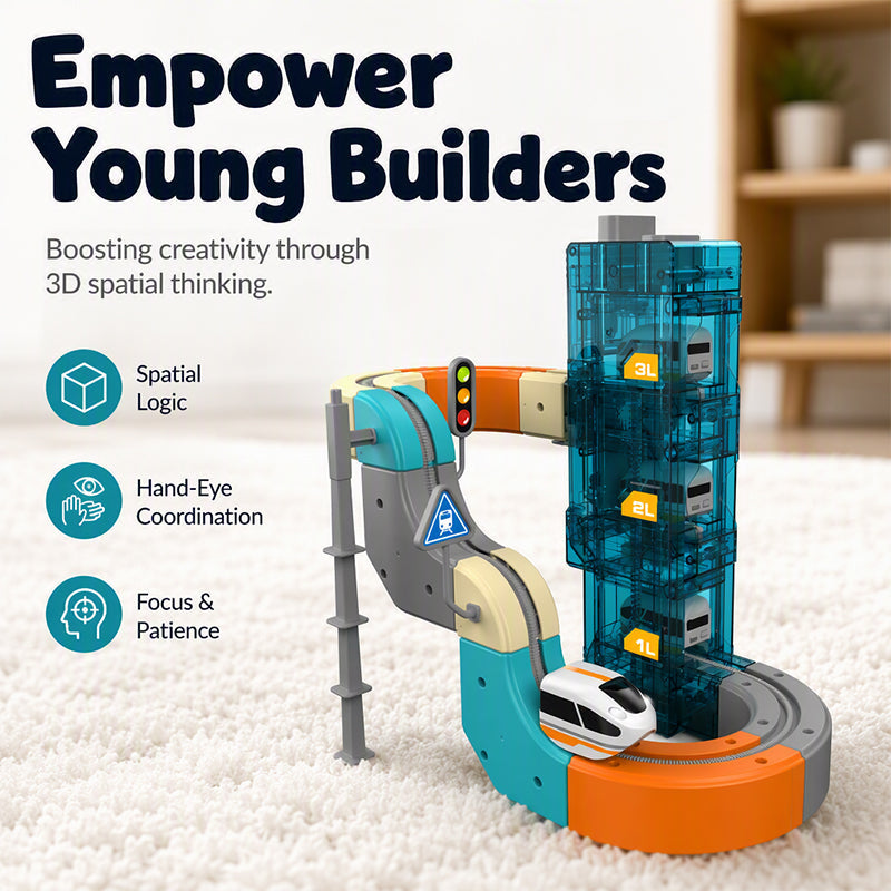 Electric Train Set for Kids
