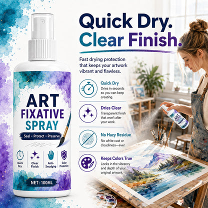 🔥New Hot Selling❤️‍🔥Quick-Dry Smudge-Proof Art Fixative Spray