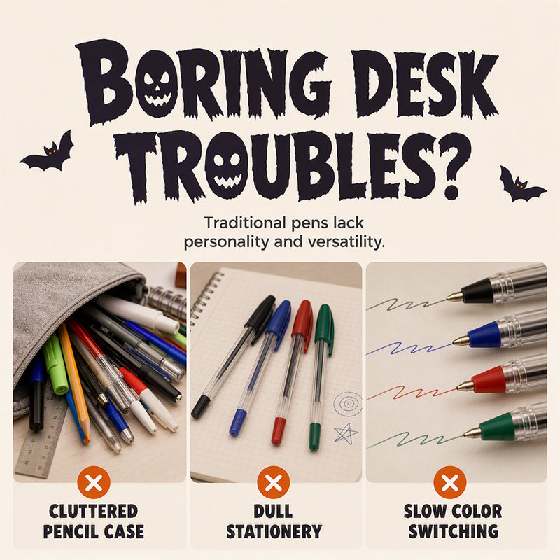 Halloween Cartoon 4-Color Ballpoint Pen