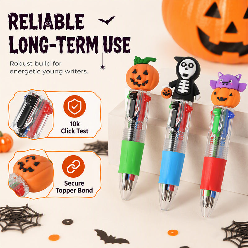 Halloween Cartoon 4-Color Ballpoint Pen