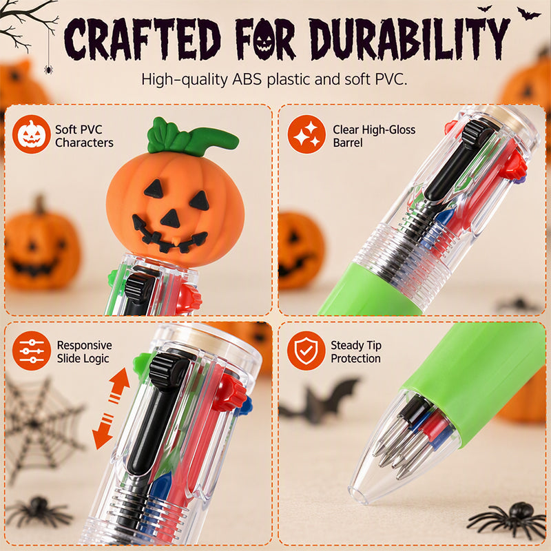 Halloween Cartoon 4-Color Ballpoint Pen