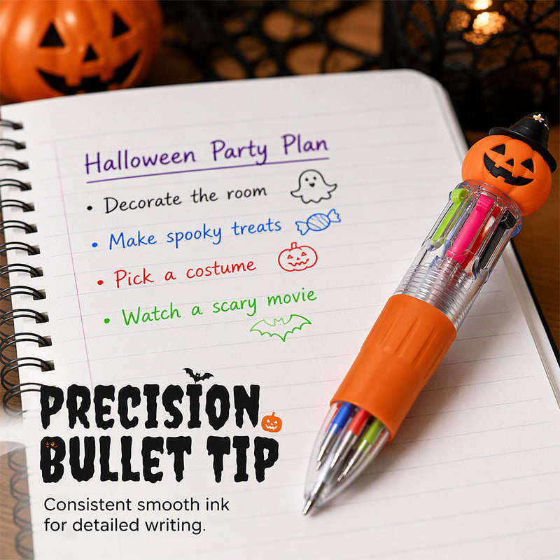 Halloween Cartoon 4-Color Ballpoint Pen