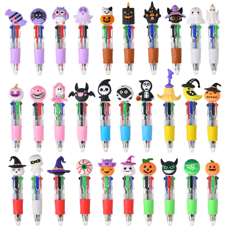 Halloween Cartoon 4-Color Ballpoint Pen