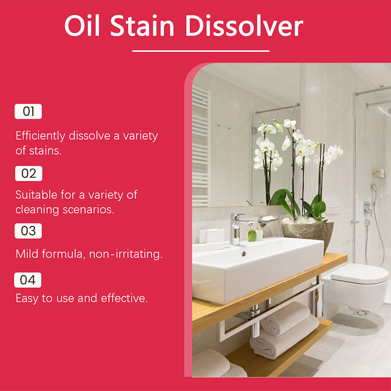 🥳HOT SALE🥳💞10K+ SOLD! Oil Dissolver Spray – From £6.99! Removes stains, safe on tiles & fresh scent. Sparkling bathroom – grab yours! ✅