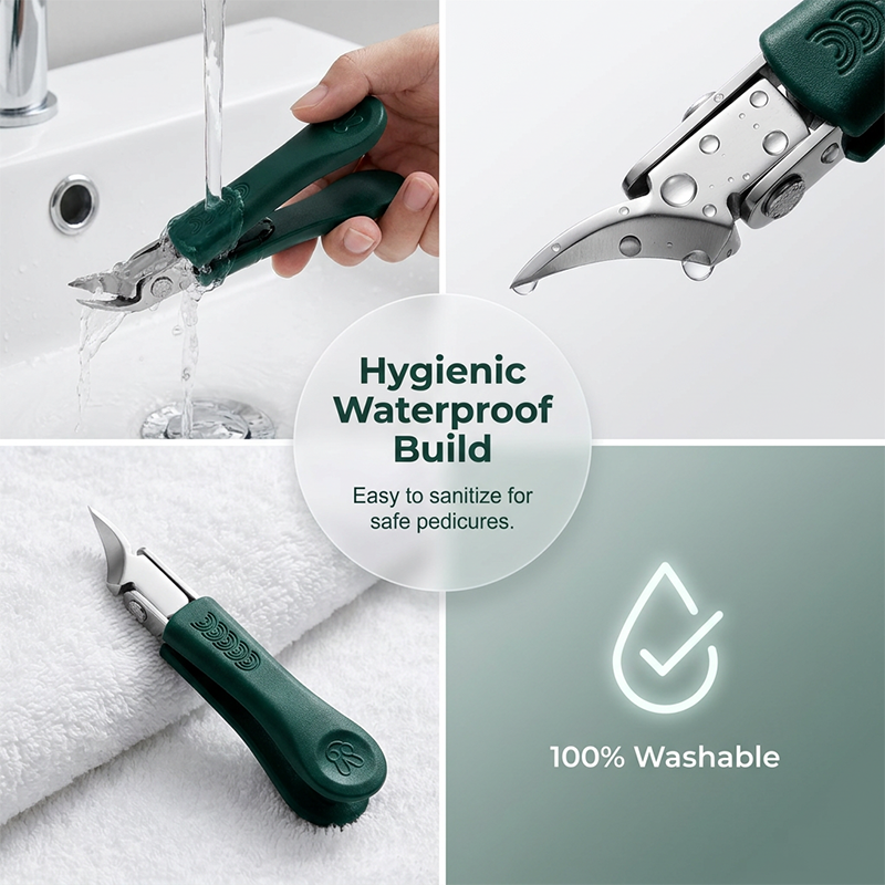 Wide-Jaw Toenail Clippers for Thick Nails