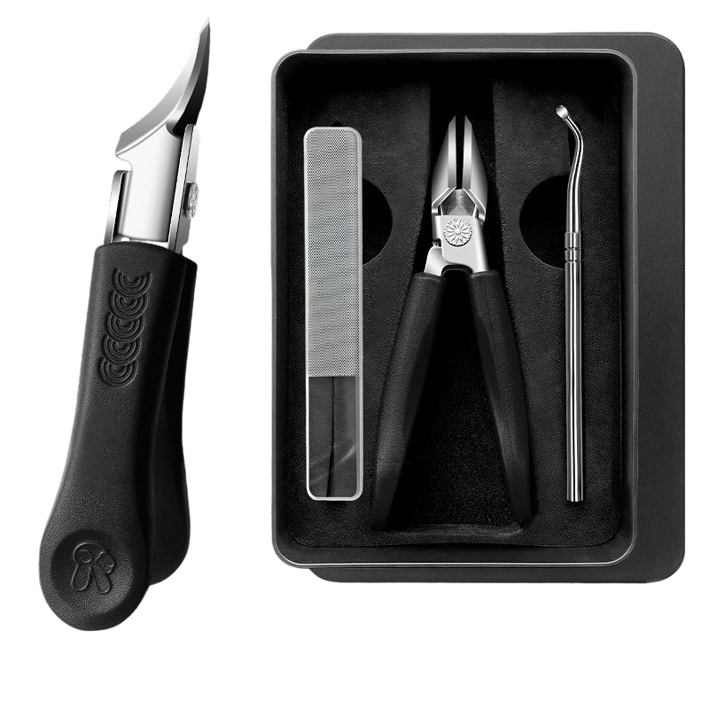 Wide-Jaw Toenail Clippers for Thick Nails