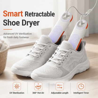 Retractable Electric Shoe Dryer with UV Sterilization🔥