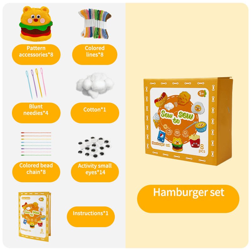 🥳HOT SALE🥳💞50K+ SOLD! Felt Sewing Kit – From £9.99! Easy stitch, soft material & safe needles. Fun family craft – grab yours! ✅