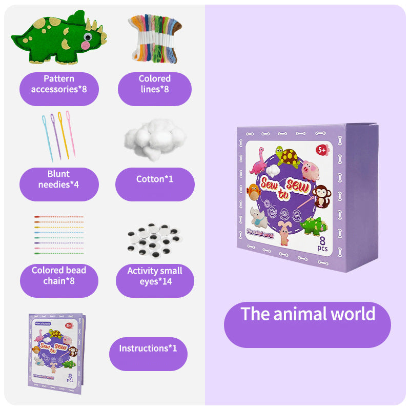 🥳HOT SALE🥳💞50K+ SOLD! Felt Sewing Kit – From £9.99! Easy stitch, soft material & safe needles. Fun family craft – grab yours! ✅