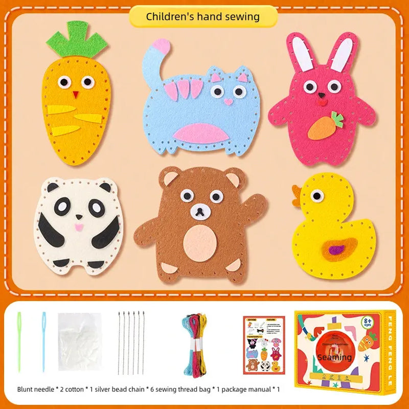 🥳HOT SALE🥳💞50K+ SOLD! Felt Sewing Kit – From £9.99! Easy stitch, soft material & safe needles. Fun family craft – grab yours! ✅