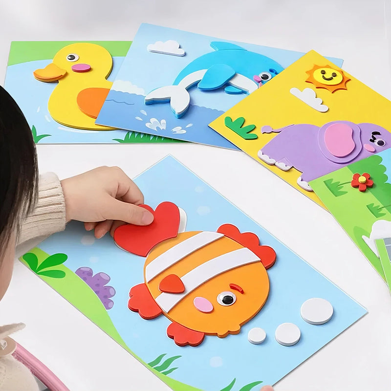 🥳HOT SALE🥳💞50K+ SOLD! Animal Foam Stickers – From £5.99! Pre-cut, reusable & no mess. Fun craft for kids – grab yours! ✅