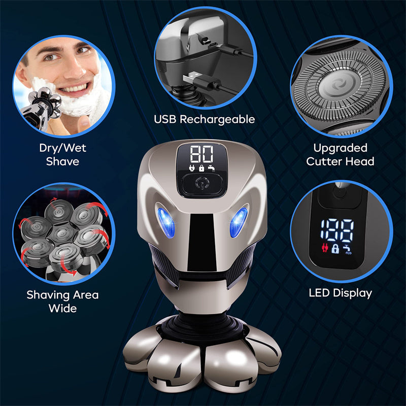 🥳HOT SALE🥳💞50K+ SOLD! Head Shaver Kit – From £21.99! 7-blade floating, waterproof & LED display. Smooth shave – grab yours! ✅