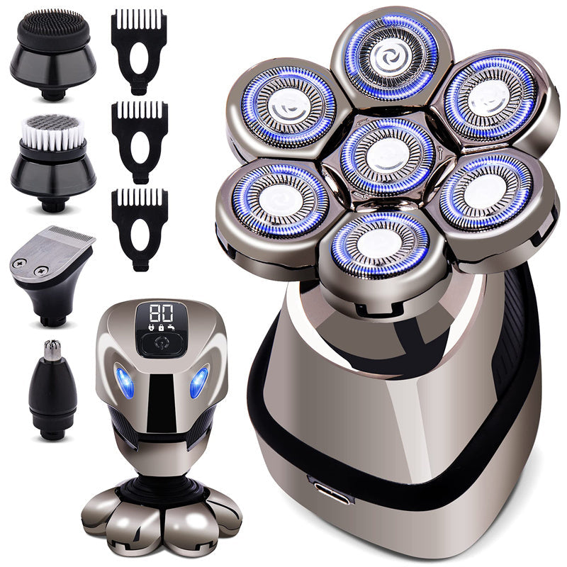 🥳HOT SALE🥳💞50K+ SOLD! Head Shaver Kit – From £21.99! 7-blade floating, waterproof & LED display. Smooth shave – grab yours! ✅