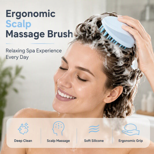 🥳HOT SALE🥳💞49K+ SOLD! Scalp Brush – From £3.99! Soft silicone, deep foam & detachable. Spa-like care – grab yours! ✅