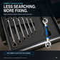 8-in-1 Dual Rotating Head Multi-Socket Wrench 8-19mm
