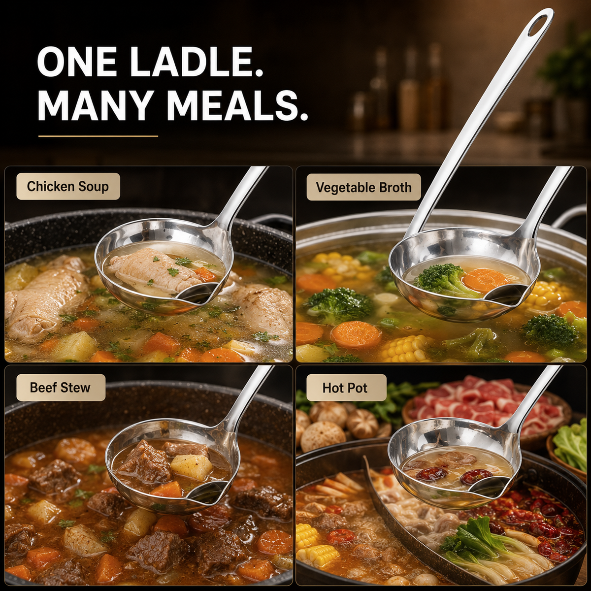 🥳HOT SALE🥳💞10K+ SOLD! Oil Separator Spoon – From £6.99! Filters fat, stainless steel & heat-resistant. Healthier meals – grab yours! ✅