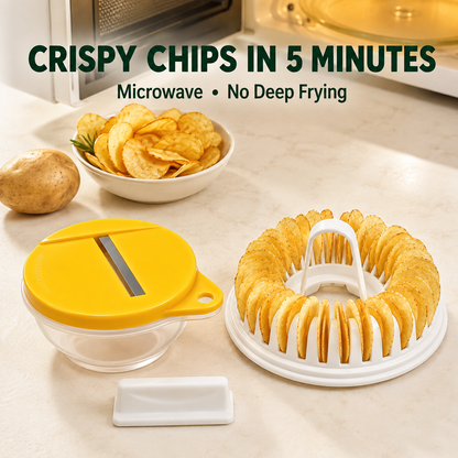 🥳HOT SALE🥳💞49K+ SOLD! Chip Maker – From £9.99! Oil-free, crispy & food-grade. Healthy snacking – grab yours! ✅