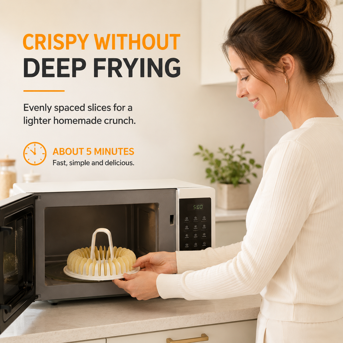 🥳HOT SALE🥳💞49K+ SOLD! Chip Maker – From £9.99! Oil-free, crispy & food-grade. Healthy snacking – grab yours! ✅