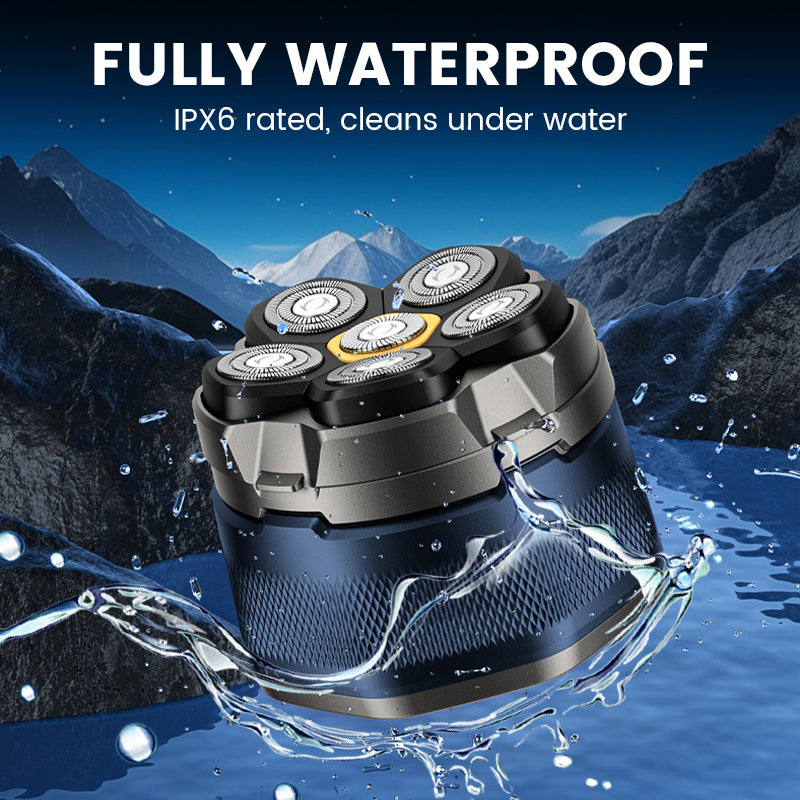 🥳HOT SALE🥳💞49K+ SOLD! Head Shaver – From £24.99! 6-blade, magnetic clean & IPX6 waterproof. Smooth, fast shave – grab yours! ✅