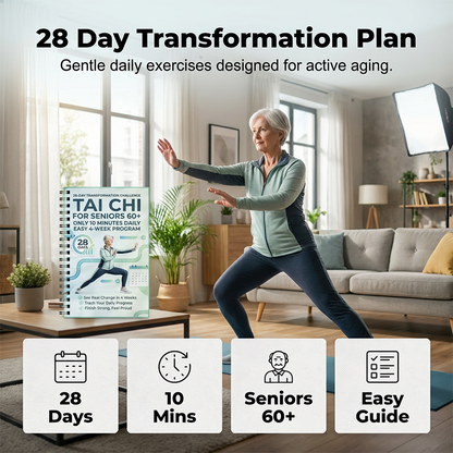 ⏳ Limited-Time Offer: 50% OFF ⏰ Wellness Tip | 28-Day Tai Chi Book 🧘☯️