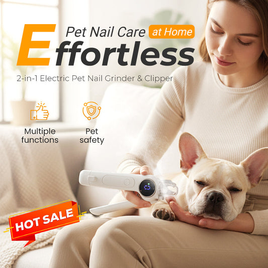 🥳HOT SALE🥳💞50K+ SOLD! Pet Nail Grinder – From £14.99! 2-in-1, LED light & low-noise. Safe, stress-free grooming – grab yours! ✅