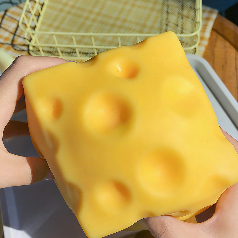 🥳HOT SALE🥳💞50K+ SOLD! Cheese Squishy – From £4.99! Extra large, slow rebound & durable. Stress relief fun – grab yours! ✅