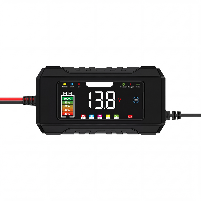 🔋 50% OFF NOW! 🚗 Smart Car Battery Charger – 9-Stage Charging, Pulse Repair & LCD Display – 12V 6A for Lead-Acid Batteries 🛡️