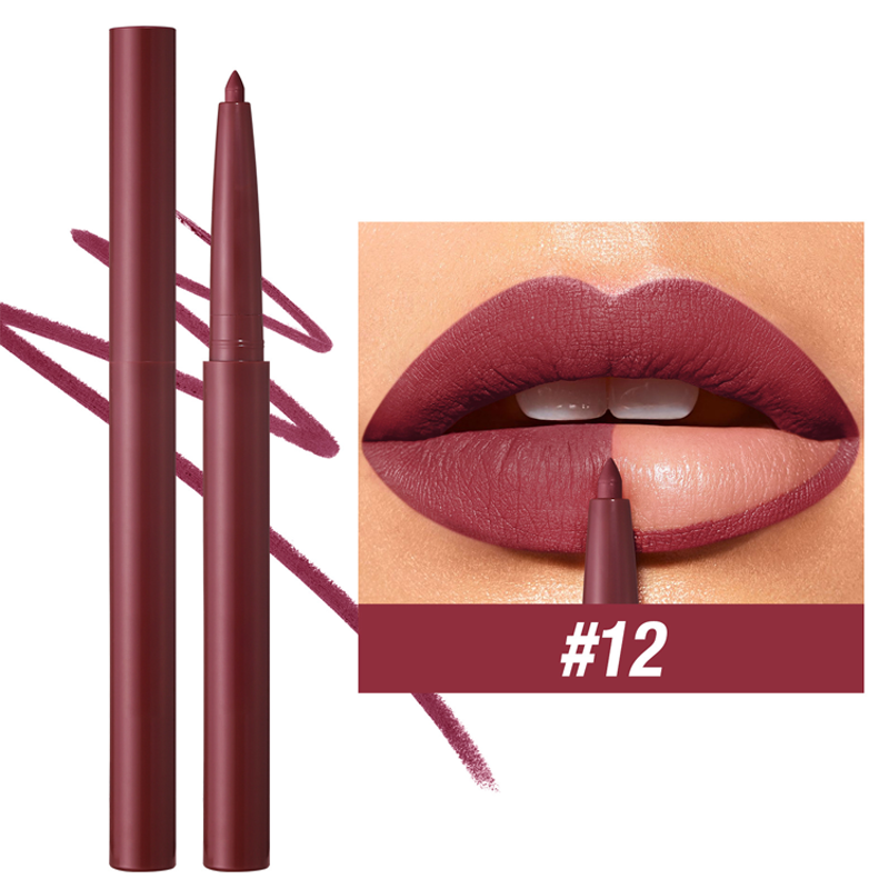 ⏰50% OFF – LAST CHANCE⏰ Waterproof Matte Lip Liner Set – 12 Shades, Smudge-Proof – Long-Lasting, Gentle Formula – Slim & Portable! 🔥