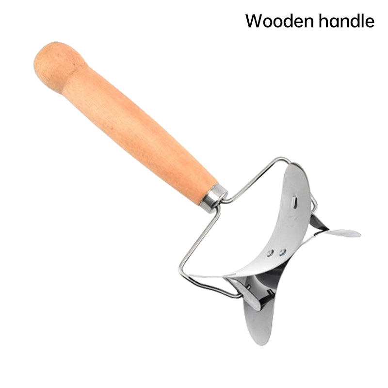 🥳HOT SALE🥳💞50K+ SOLD! Dumpling Cutter – From £5.99! Stainless steel, wood handle & even cuts. Perfect wrappers – grab yours! ✅