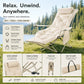 🥳2026 BESTSELLER🥾 Adjustable Folding Chair – 3/4 Recline Positions, Leg Rest – Reinforced Carbon Steel, 300 lbs – 600D Oxford – Folds for Camping & Beach! 🛡️💨