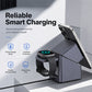 🥳2026 BESTSELLER🥾 Wireless Charging Station – 4-in-1, 180° Motorized Rotation – Magnetic Grip – Charges Phone, Watch & Earbuds – Desk Essential! 🛡️💨