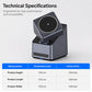🥳2026 BESTSELLER🥾 Wireless Charging Station – 4-in-1, 180° Motorized Rotation – Magnetic Grip – Charges Phone, Watch & Earbuds – Desk Essential! 🛡️💨