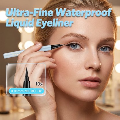 👁️Waterproof Fine Eyeliner Pen👁️ – 0.01mm Tip with Smudge-Proof Formula – Ideal for Precise, Long-Lasting Eye Makeup ⚡