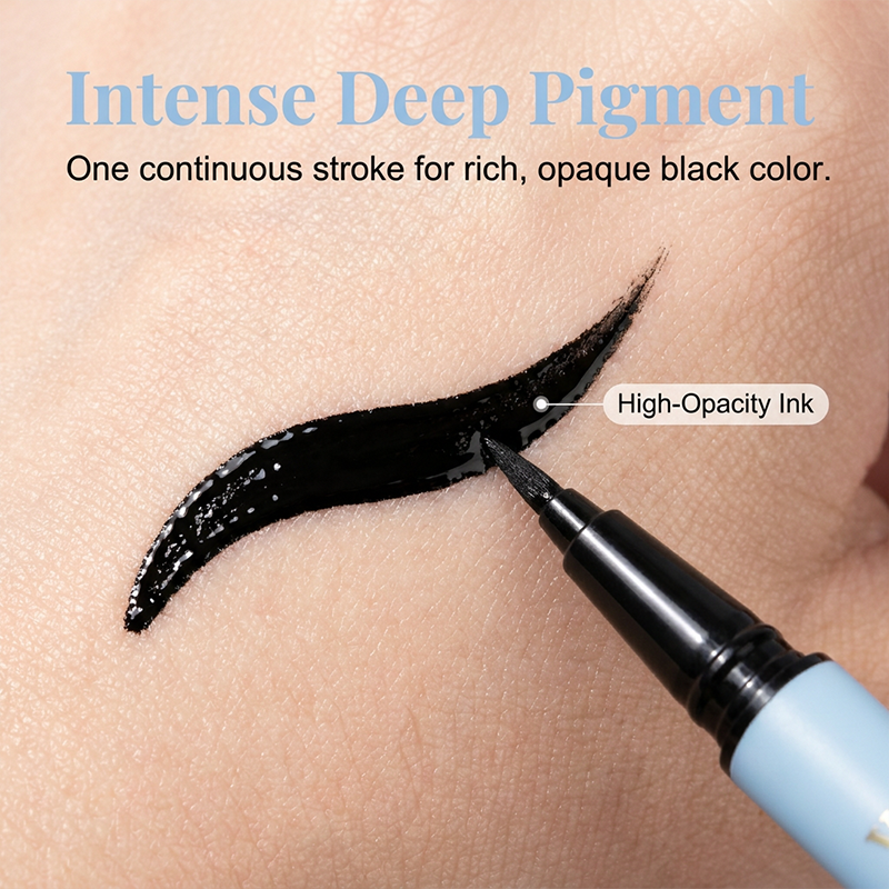 👁️Waterproof Fine Eyeliner Pen👁️ – 0.01mm Tip with Smudge-Proof Formula – Ideal for Precise, Long-Lasting Eye Makeup ⚡