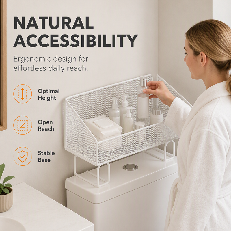 Space-Saving Bathroom Organizer